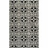 Safavieh Cambridge Hand Tufted Rectangle Rug, Black and Ivory - 8 x 10 ft. CAM133E-8